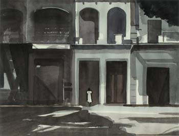 Shibu Natesan, Room, Watercolour on Paper, 17.5'' x 23''